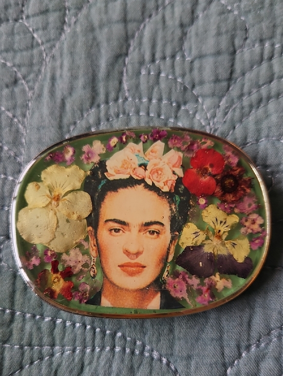 Jewelry - Frida-Inspired Floral Resin Buckle